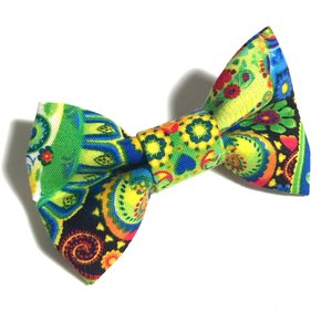 The Well Dressed Chick Bright Sugar Skulls Duck & Rooster Bow Ties