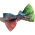 The Well Dressed Chick Batik Watercolors Duck & Rooster Bow Ties