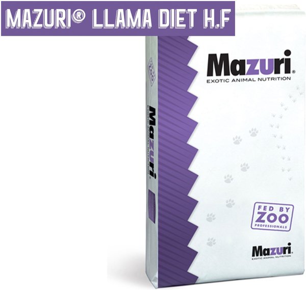 Mazuri High Fiber Pellet Llama Food, 50-lb bag