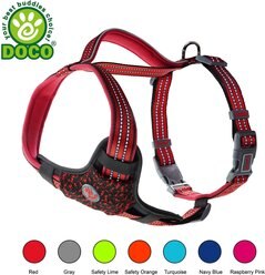 DOCO VARIO Chest Plate Dog Harness, Red, Medium slide 2 of 8