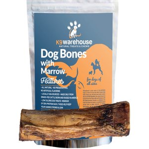 K9warehouse Beef Marrow 5-6-in Dog Bone Treats, 3 count