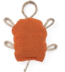 Litterbox.com Hemp Turtle Cat Toy, Orange