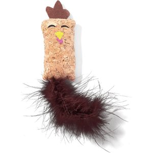 Litterbox.com Cork Chicken Cat Toy