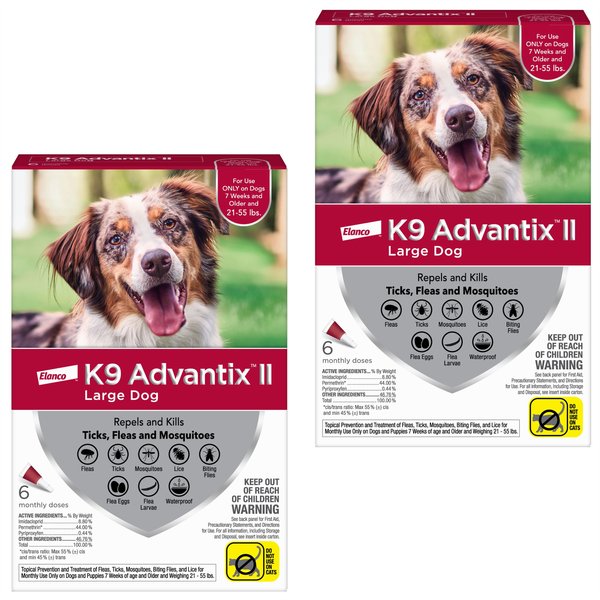 K9 advantix ii extra large dog 12 pack best sale