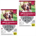 K9 Advantix II Flea & Tick Spot Treatment for Dogs, 21-55 lbs, 12 Doses (12-mos. supply)