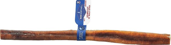 Barkworthies Odor-Free American Double Cut 12" Bully Sticks Dog Treats, 4 count slide 1 of 8