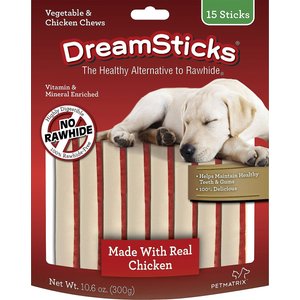 DreamBone DreamSticks Chicken Chews Dog Treats, 30 count