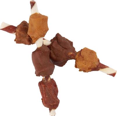 Show full view: Good 'n' Fun Triple Flavor Kabobs Chicken, Duck & Chicken Liver Dog Chews, 18 count, bundle of 2 slide 4 of 8