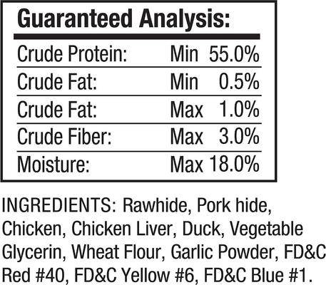 Show full view: Good 'n' Fun Triple Flavor Kabobs Chicken, Duck & Chicken Liver Dog Chews, 18 count, bundle of 2 slide 6 of 8