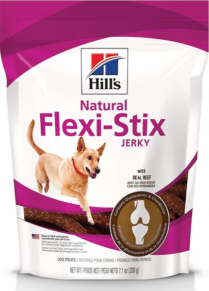 Hill's Natural Flexi-Stix Beef Jerky Dog Treats, 7.1-oz bag, bundle of 2 slide 1 of 8
