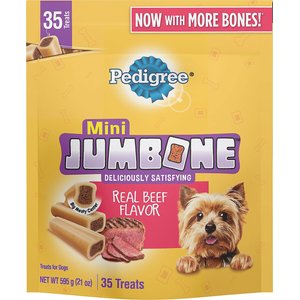 Pedigree Mini Jumbone Real Beef Flavor Dog Treats, 105 count