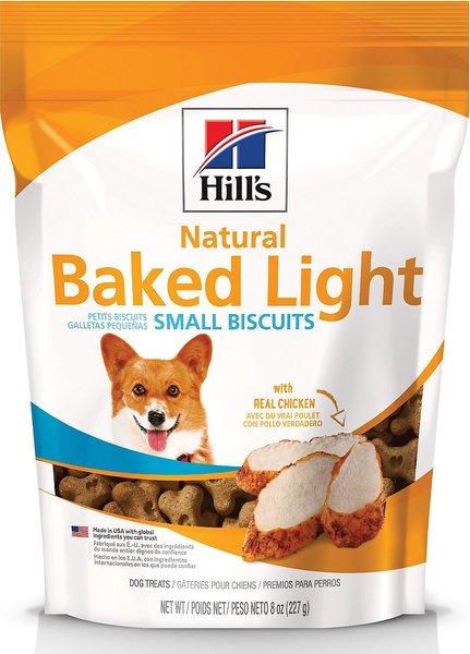 Hill's Natural Baked Light Biscuits with Real Chicken Dog Treats, Small, bundle of 2 slide 1 of 7