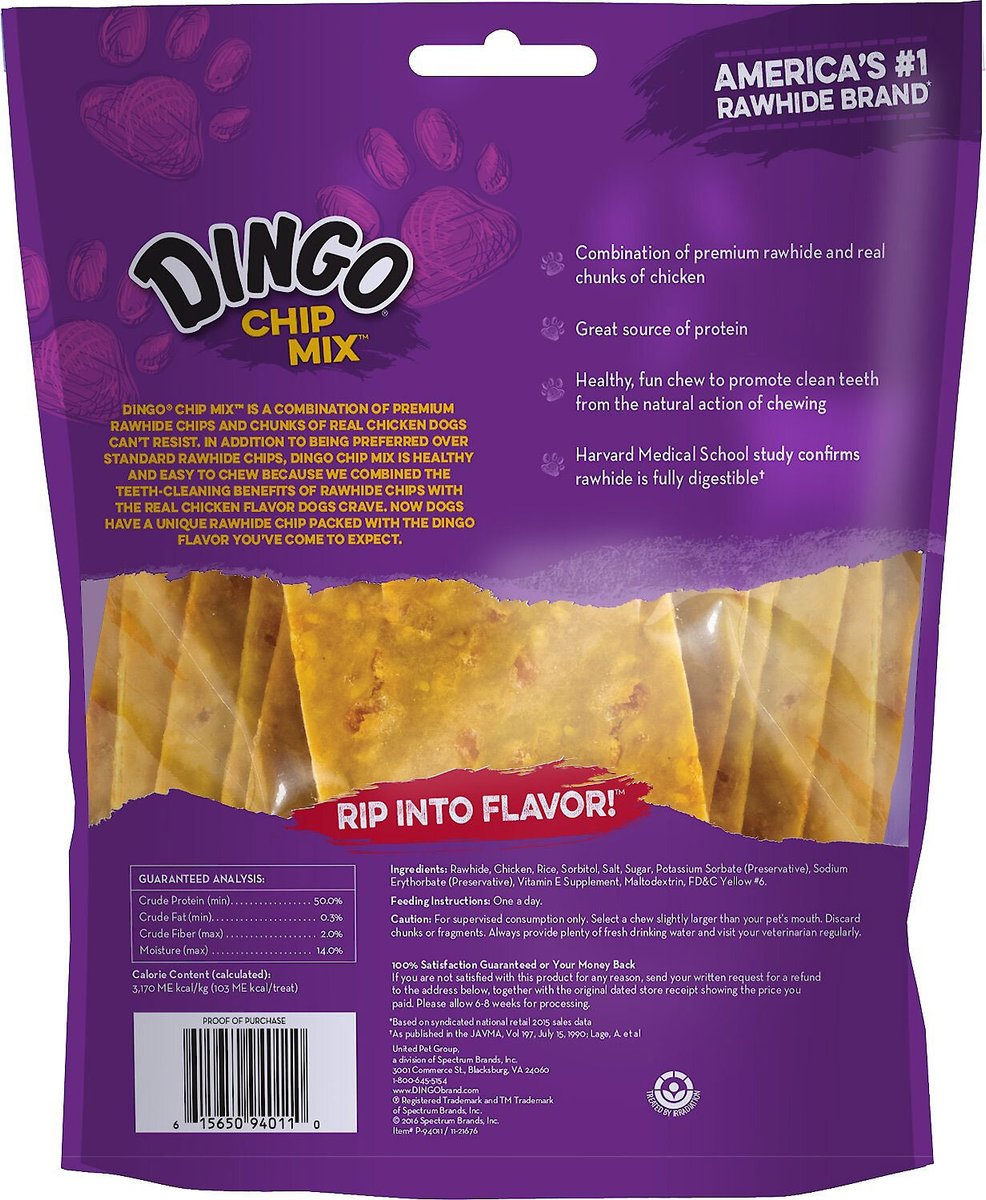 DINGO Chip Mix Dog Treats, 16-oz bag, bundle of 2 - Chewy.com