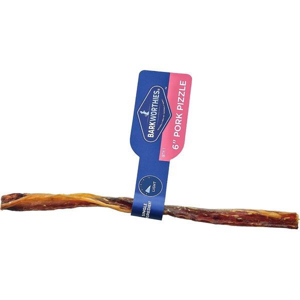 Boucherie 6" Pork Pizzle Dog Treats, 6 count