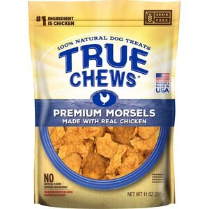 True Chews Premium Morsels with Real Chicken Grain-Free Dog Treats, 11-oz bag, bundle of 2