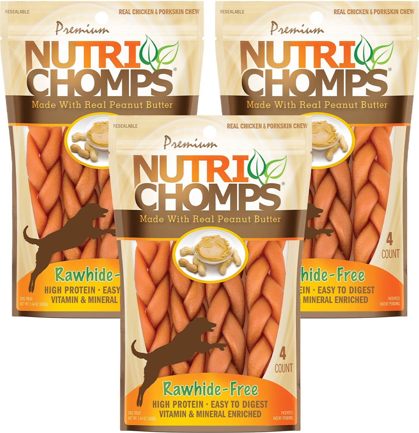 nutri chomps peanut butter