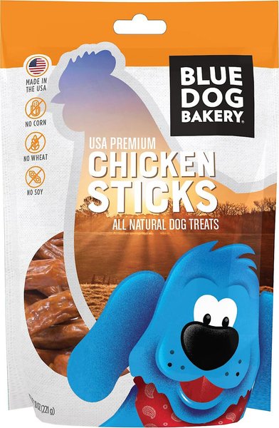 Blue Dog Bakery Chicken Sticks Dog Treats, 7.8-oz bag, bundle of 2 slide 1 of 6