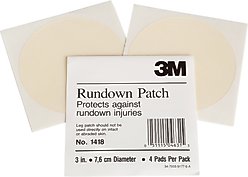 3M Rundown Patch Horse Bandage, 3-in, 4 count