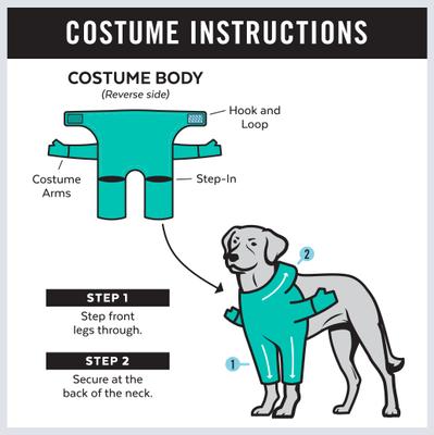 Show full view: Frisco Front Walking French Artist Dog & Cat Costume, XXX-Large slide 3 of 9