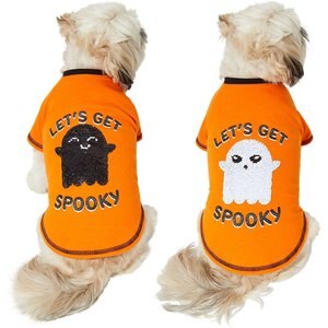 Frisco Sequin Let's Get Spooky Dog & Cat T-Shirt, XXX-Large