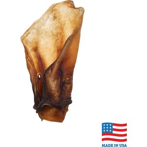 Bones & Chews Made in USA Cow Ears Dog Treats, 3 count
