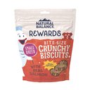 Natural Balance Rewards Crunchy Biscuits Small Breed with Real Salmon Dog Treats, 8-oz bag, bundle of 2