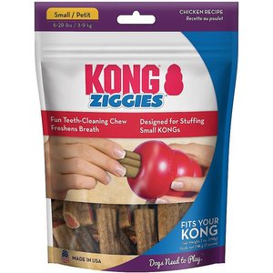KONG Stuff'N Ziggies Dog Treats, 7-oz bag, Small, bundle of 3