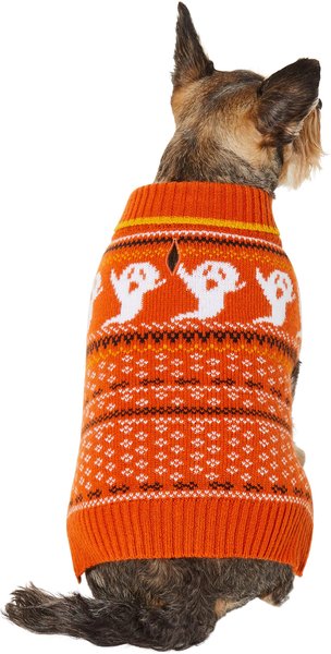 Frisco Ghost Fair Isle Dog & Cat Sweater, XXX-Large slide 1 of 8