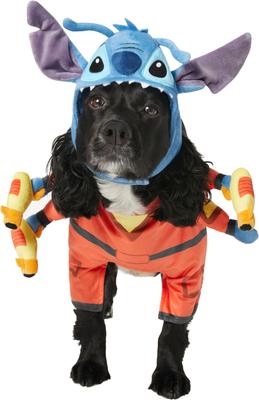 Discontinued DISNEY Stitch Space Suit Dog Cat Costume, X-Large