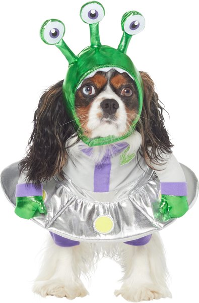 Frisco Front Walking Alien Dog & Cat Costume, Medium slide 1 of 9