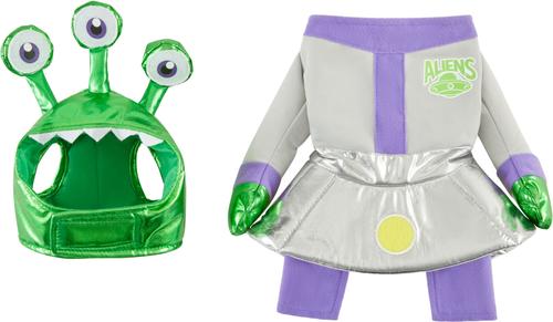 Show full view: Frisco Front Walking Alien Dog & Cat Costume, X-Small slide 5 of 10