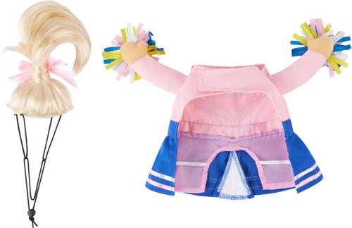Show full view: Frisco Front Walking Cheerleader Dog & Cat Costume, Medium slide 6 of 10