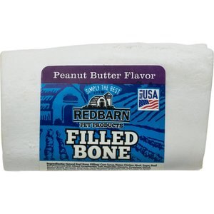 Redbarn Small Peanut Butter Filled Bones Dog Treats, 4 count
