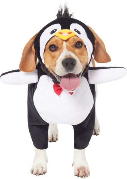 Frisco Front Walking Penguin Dog & Cat Costume, Large slide 1 of 9