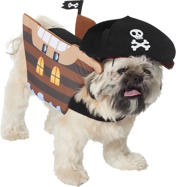 Frisco Pirate Ship Dog & Cat Costume, X-Large slide 1 of 8