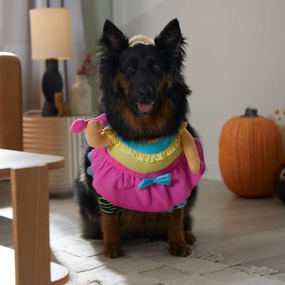 Show full view: Frisco Front Walking Workout Girl Dog & Cat Costume, Medium slide 8 of 11