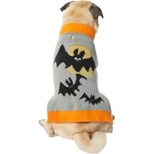 Frisco Spooky Bat Dog & Cat Sweater, X-Small