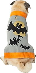 Frisco Spooky Bat Dog & Cat Sweater, Medium