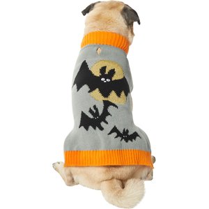 Frisco Spooky Bat Dog & Cat Sweater, Large