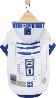 Show full view: STAR WARS R2-D2 Dog & Cat Hoodie, XX-Large slide 3 of 6
