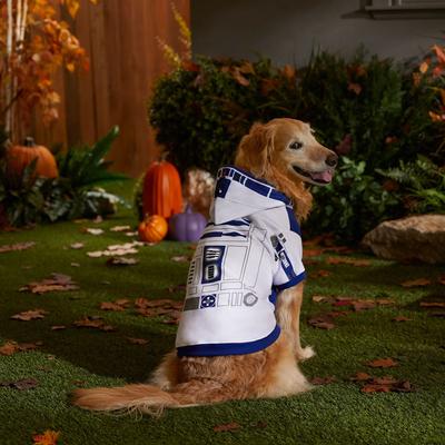 Show full view: STAR WARS R2-D2 Dog & Cat Hoodie, XX-Large slide 5 of 6