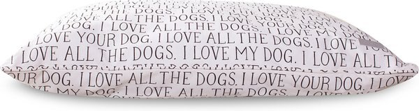 Fringe Studio Js All The Dogs Pillow Dog Bed, Large slide 1 of 5