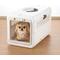 Show in main carousel: Richell Foldable Dog & Cat Carrier, White & Beige, X-Small slide 5 of 8