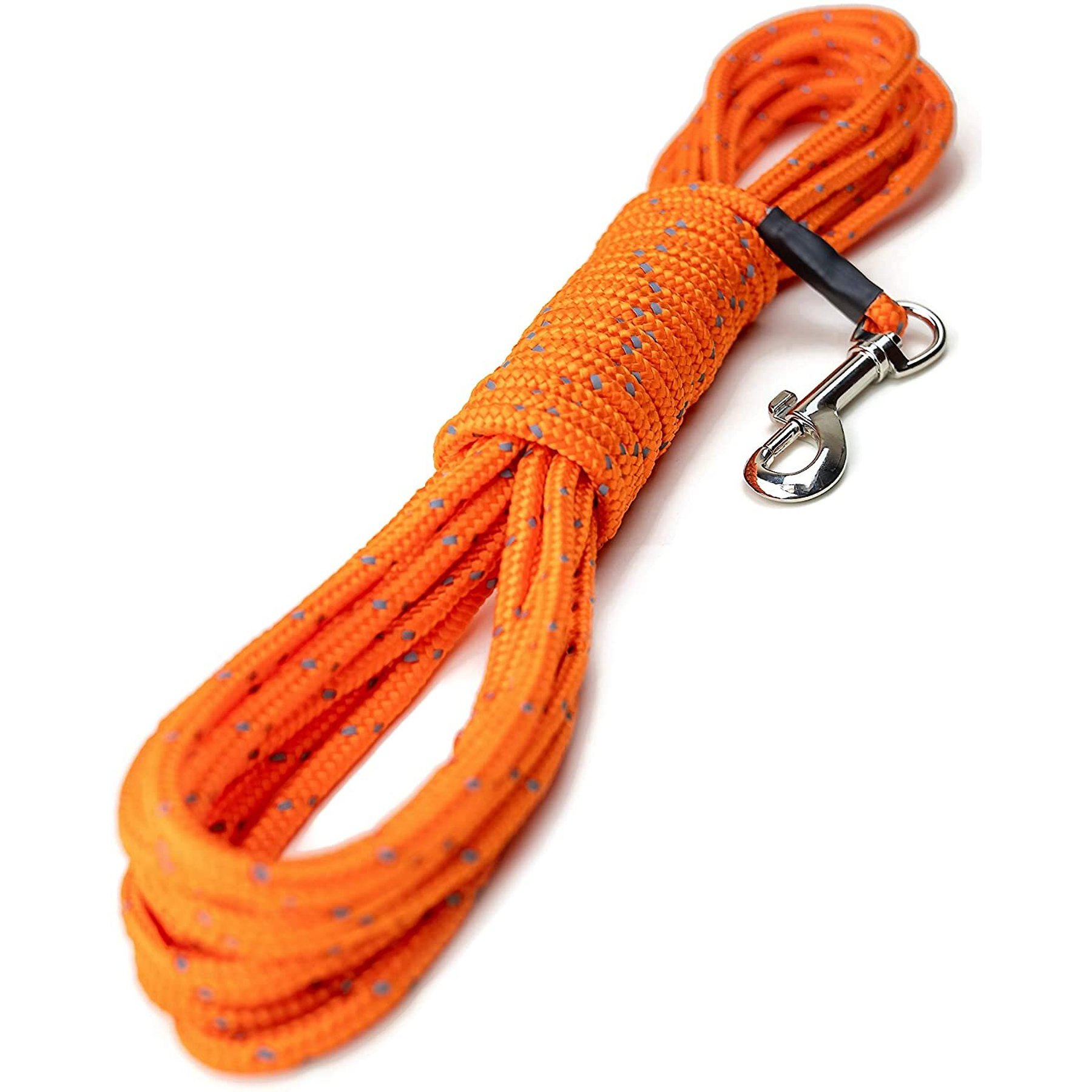 Downtown Pet Supply Dog/Puppy Obedience Recall Training Agility Lead, Orange, 30 Foot