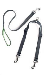 Mighty Paw Double Dog Leash, 6-ft