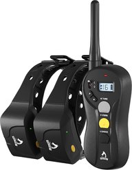 PATPET P640 Outdoor 1000M Waterproof Remote Dog Training Collar, 2 count