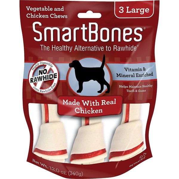 SmartBones SmartFillets Sweet Potato & Chicken Chews Dog Treats
