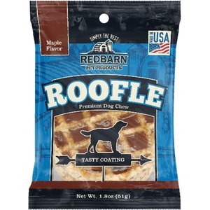 Redbarn Roofles with Natural Maple Flavor Dog Treats, 4 count