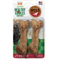 Nylabone Natural Healthy Edibles Wild with Real Bison Medium Dog Treats, 6 count