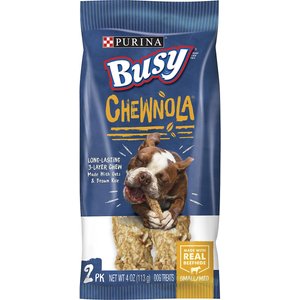 Busy Bone Chewnola Triple Reward Small/Medium Dog Treats, 6 count